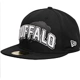 Men's New Era Buffalo Bills Draft 59FIFTY? Structured Fitted Black Hat 7 5/8