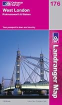 West London, Rickmansworth and Staines (Landranger Maps)