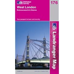 West London, Rickmansworth and Staines (Landranger Maps)