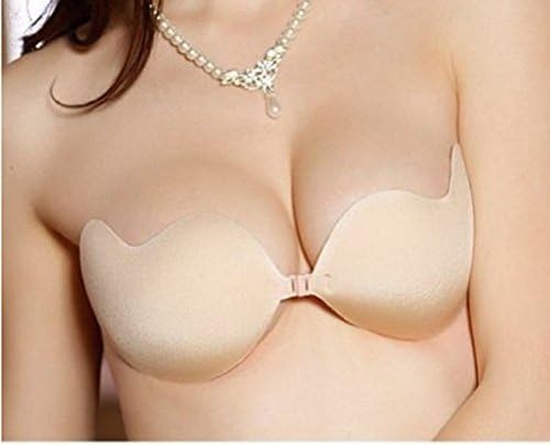 Dilefasion Strapless Backless Self Adhesive Invisible Push-up Bra Breast Pad