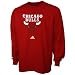 Search : adidas Chicago Bulls Youth Red Full Primary Logo Long Sleeve T-shirt