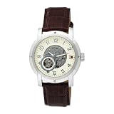 Tommy Hilfiger Men's 1710157 Automatic Leather Strap Watch