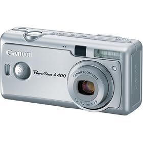 Canon PowerShot A400 3.2MP Digital Camera with 2.2x Optical Zoom (Silver)