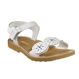 Girls' Xhilaration Jolynne Rhinestone - Disco White