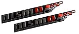 2 X Nissan Nismo (Pair/Set) Emblem Badge Nameplate Decal Rare JDM Tuning