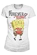 Spongebob Squarepants Forever Young Junior's White Girls T-shirt