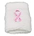 12 Single All White Pink Ribbon Breast Cancer Awareness Wrist Bands Wristbands