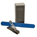 Toolworx Chrome Nail Clipper + A-Viva Magic 4-Sided Nail Buffer + Nail File