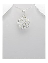 Star Shell Pendant Necklace In 92.5 Sterling Silver
