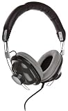 Casque Sereo Vintage GRIS + adaptateur double jack pour Panasonic Eluga