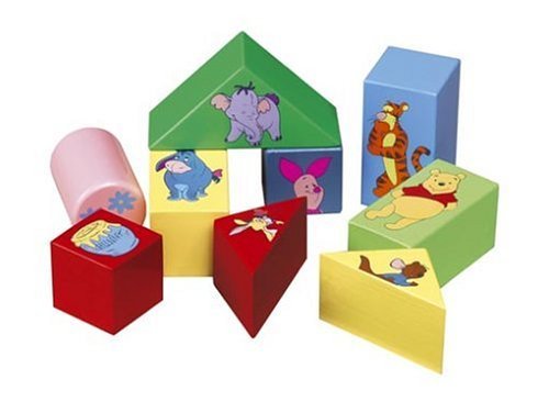 Childrens Toyshop  Toys : Eichhorn Winnie the Pooh Wooden Tinkling Bricks