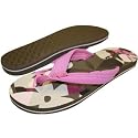 Roxy Iman Flip Flops - That Pink