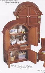 Reutter Porcelain Miniature Cellar Cabinet Display