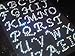 CraftbuddyUS 30 Self Adh Diamante Letters Ab Clear Alphabet ABC Stickon Gems Card Making