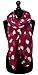 Sheep Print Design Scarves for Women Lightweight Large Size Scarf (Red)