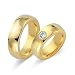 Exklusive Eheringe aus 585er Gelbgold mit Brillant WR0107-5s