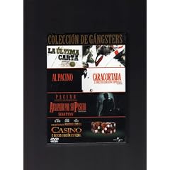 Gangster Collection 4 Movies (Coleccion De Gangsters 4 DVD Box Pack) (Smoking Aces, Scarface, Carlito�s Way & Casino) [NTSC/REGION 1, 2 & 4 DVD. Import-Latin America]