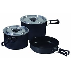 Chinook Ridge 5 Piece Hard Anodized Non Stick Cookset, Large