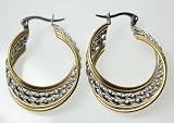 Shine Twisted Earring, Finest Quality Stainless Steel Jewelry
