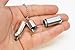 Survival Waterproof Cigarette Flint Lighter Silver - Mini Peanut Capsule Outdoor Oil Lighter - Fire Starter Key Chain Lighter