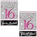 Amscan 147492 Sweet 16 Sparkle Invitations and Thank-You Notes