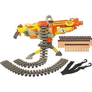 Childrens Toyshop  Sporting Goods : Nerf N-Strike Vulcan EBF-25 Ultimate Value Pack