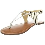 Carlos by Carlos Santana Women's Thailand Thong Sandal,Pewter,5.5 M US