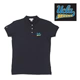 UCLA Bruins NCAA Classic Pique Polo Shirt for Women (Black)