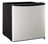 Coolzone 50 Litre Table Top Fridge with S/Steel-effect Door from Micromark