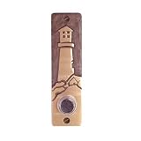 Bronze Lighthouse Lighted Doorbell Surround
