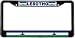 Lesotho Kingdom Flag Black License Plate Frame Metal Holder