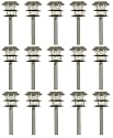Westinghouse 15-Piece Cobalt Solar Light Set, Stainless Steel