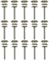 Westinghouse 15-Piece Cobalt Solar Light Set, Stainless Steel