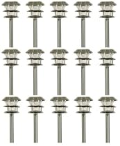 Westinghouse 15-Piece Cobalt Solar Light Set, Stainless Steel