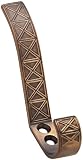 Stanley Home Designs V8049 4-Inch Pinnacle Coat and Hat Hook, Antique Bronze