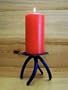 Genuine Horseshoe Pillar Candle Holder