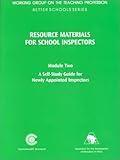 A self-study guide for newly appointed inspectors
