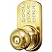 MORNING INDUSTRY INC HKK-01P TOUCHPAD ELECTRONIC DOOR KNOB (POLISHED BRASS)-MIYHKK01P