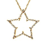 10k Choice of White or Yellow Gold Diamond Star Pendant (1 5 cttw, I-J Color, I1-I2 Clarity)