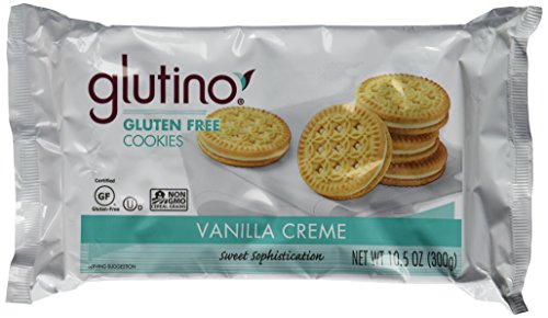 Glutino Dream Cookies Gluten Free Vanilla Creme -- 10.5 oz