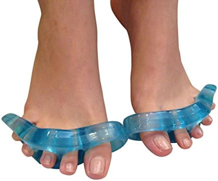 RAS Silicone Gel Toe Separators Ease Bunion Pain, Corrects Hallux Valgus, Relaxes Toes and Feet After Long Day, Comfortable and Affordable, Small, Set of 2