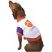 Clemson Tigers White Collegiate Dog T-shirt