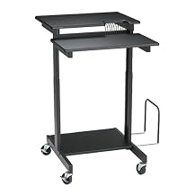 Stand-Up Mobile Web Workstation - Black