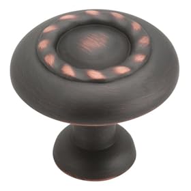 Amerock Inspirations Rope 1-1 4-Inch Diameter Knob, Oil Rubbed Bronze #BP1585-ORB by Amerock