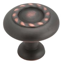 Amerock BP1585-ORB Inspirations Rope 1-1/4-Inch Diameter Knob, Oil Rubbed Bronze