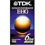 TDK 9 Pack Extra High Grade T-120 Video Tapes