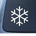SNOWFLAKE - Winter - Car, Truck, Notebook, Vinyl Decal Sticker #1110 | Vinyl Color: W...