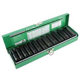 Hitachi 728515 13-Piece 3 8-Inch Deep Impact Socket Set by Hitachi