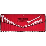 TEKTON 1916 Combination Wrench Set, SAE/Metric, 24-Piece