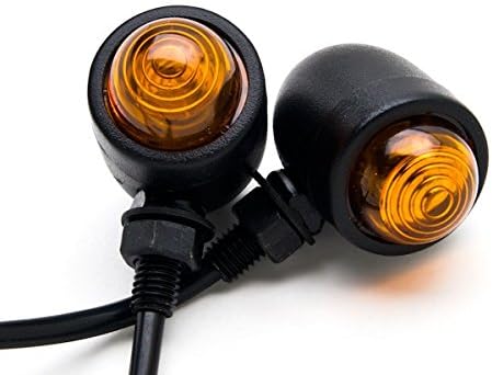 Motorcycle Parts Custom Amber Bulbs Blinkers Indicators Turn Signals Accessories Lights Black Fit For Harley Davidson Police FLHP